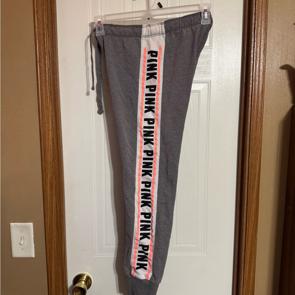 🧡PINK Victoria's Secret Gray Sweatpants